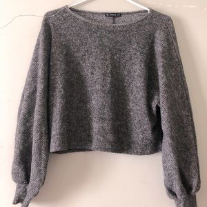 Puff sleeve sweater